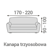 Kanapa trzyosobowa – wymiary pokrowca